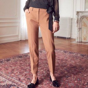 Price Firm 🩵 Sezane Gustav Trousers, Camel - US 4